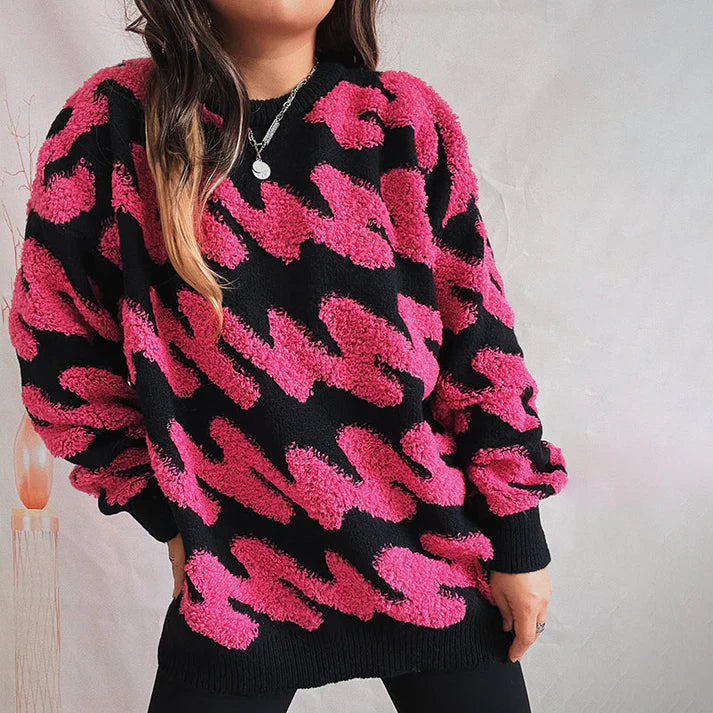 Alicja® | Casualowy, luźny sweter damski z dzianiny
