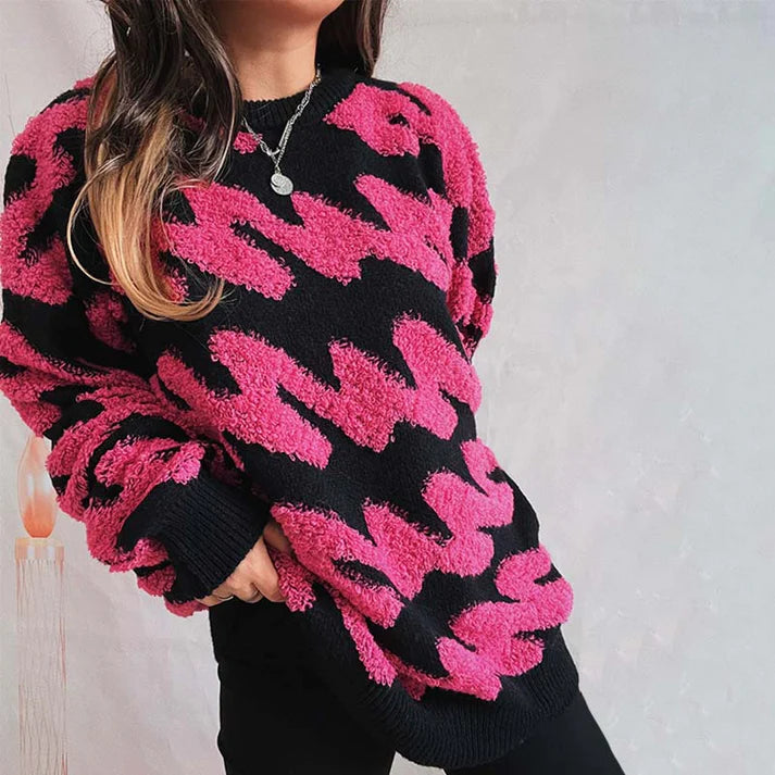 Alicja® | Casualowy, luźny sweter damski z dzianiny