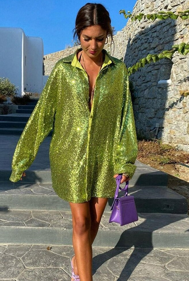 Aida® | Bluzka oversize z brokatem