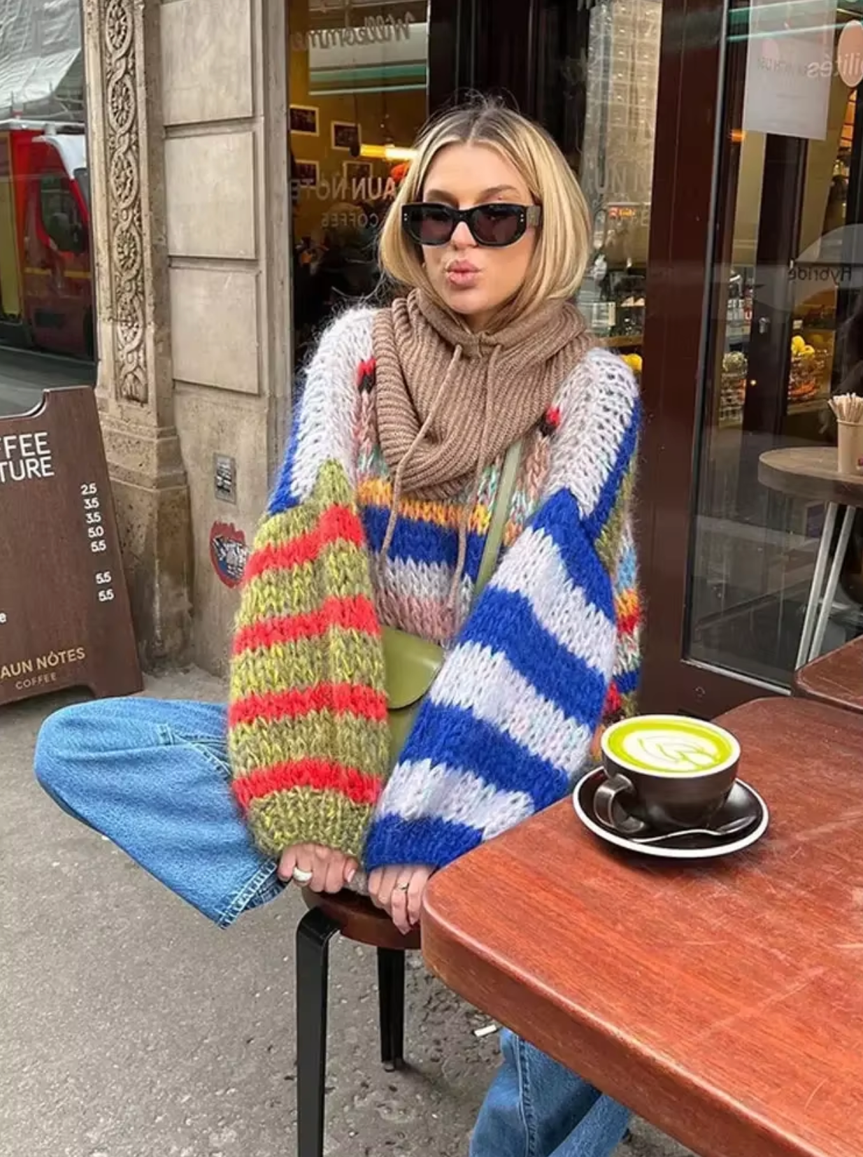 Milagros® | Oversize'owy sweterek wykonany z bawełny