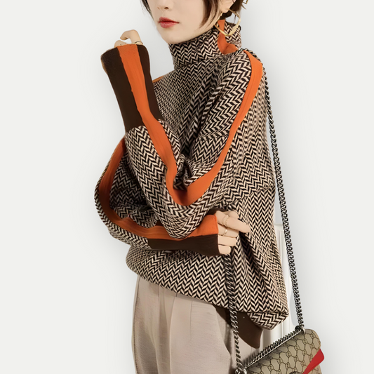 Aisling® | Nowoczesny, elegancki sweter z golfem
