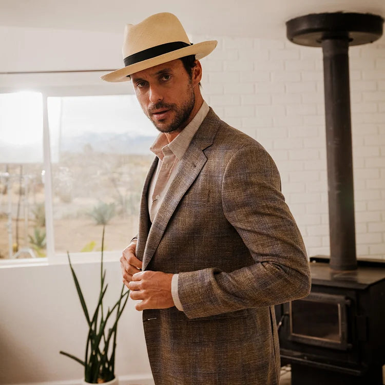 STOREHAT CENTRE DENT PANAMA FEDORA