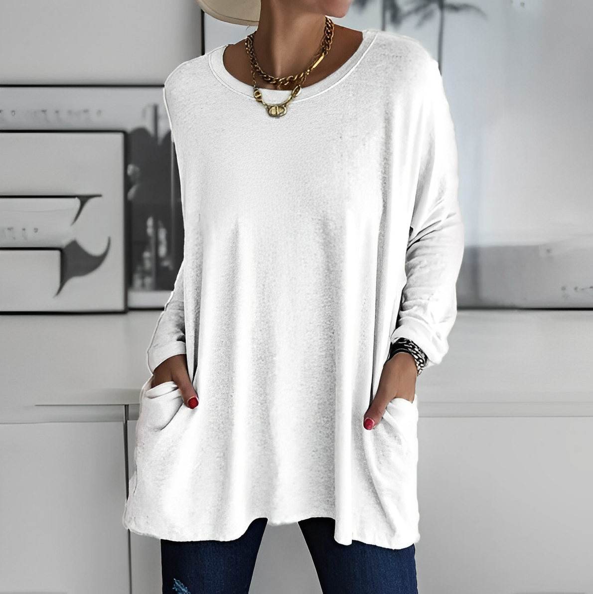 Cayetana® | Zrelaksowana i ponadczasowa bluzka zimowa