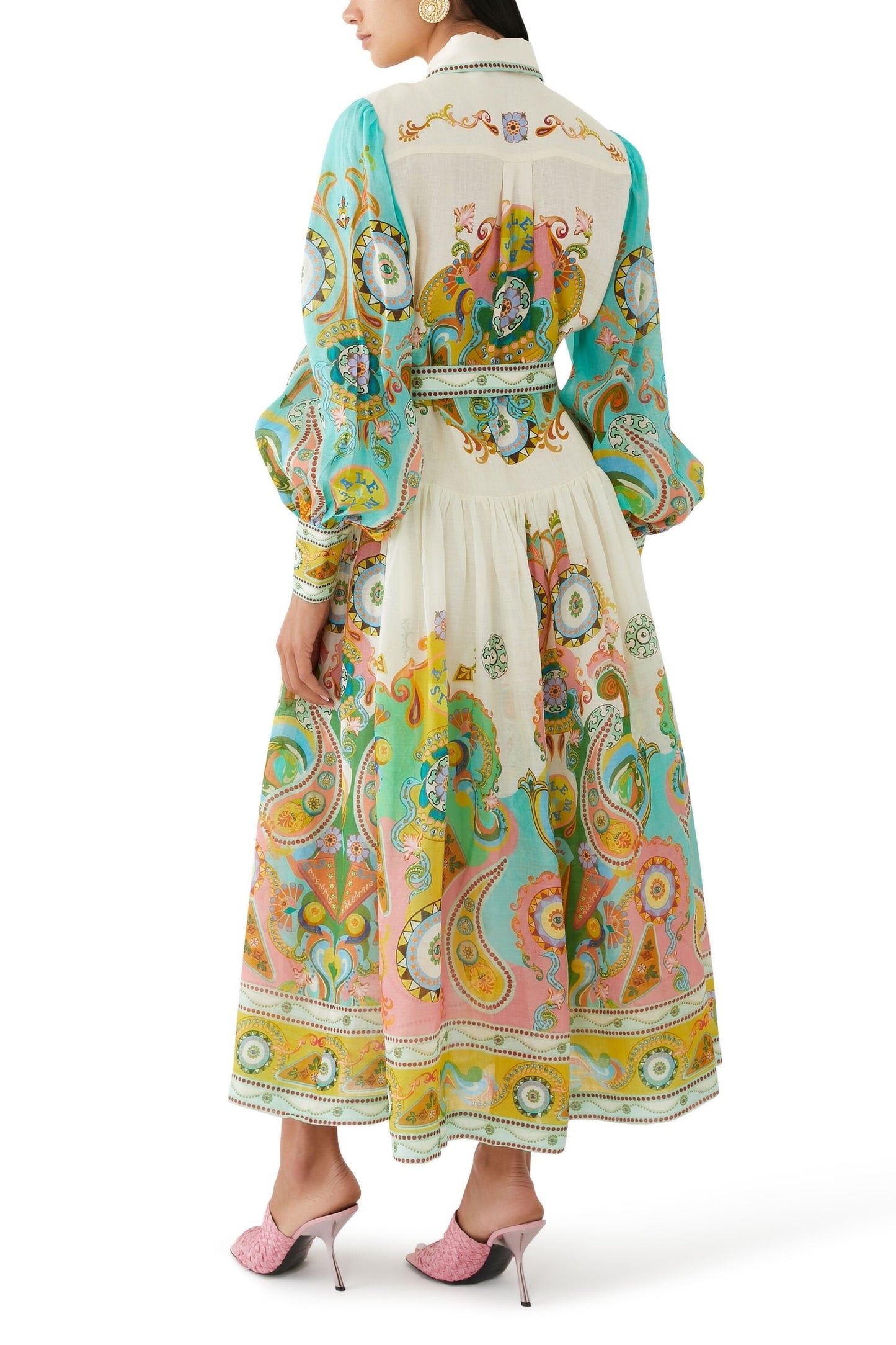 Mireya® | Długa sukienka z nadrukiem