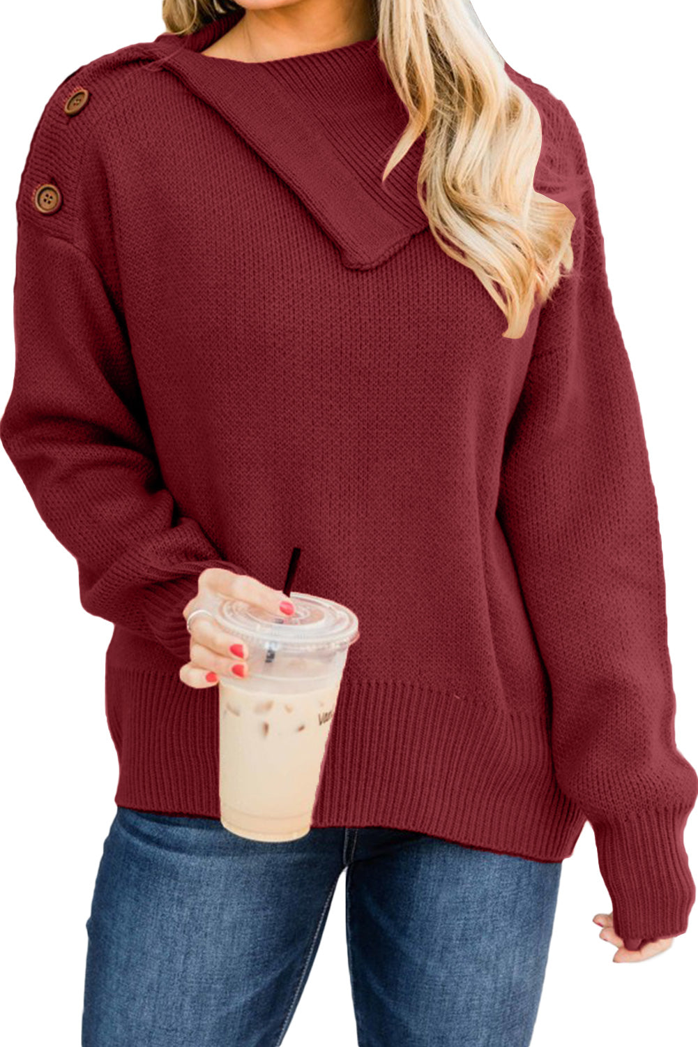 Lina® | Elegancki i zrelaksowany zimowy sweter