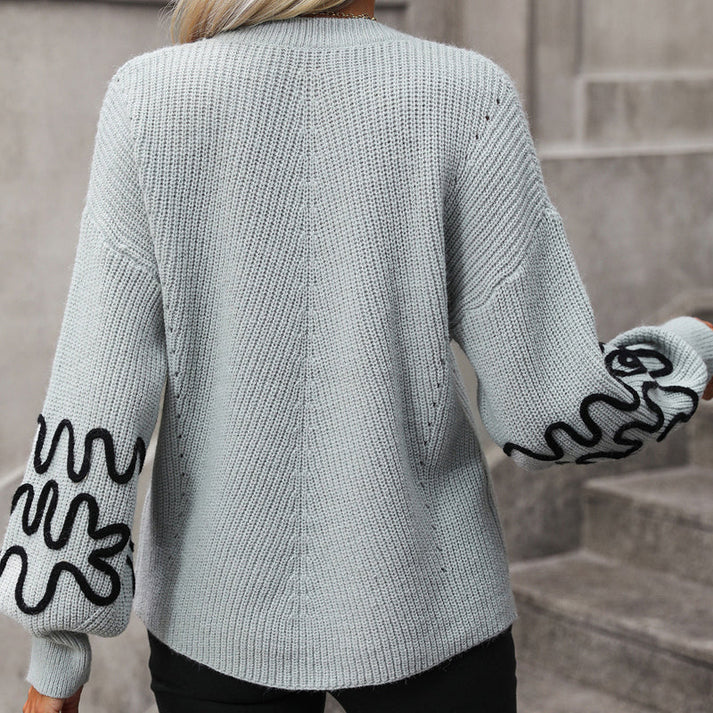 Alessandra® | Casualowy sweter damski z dzianiny