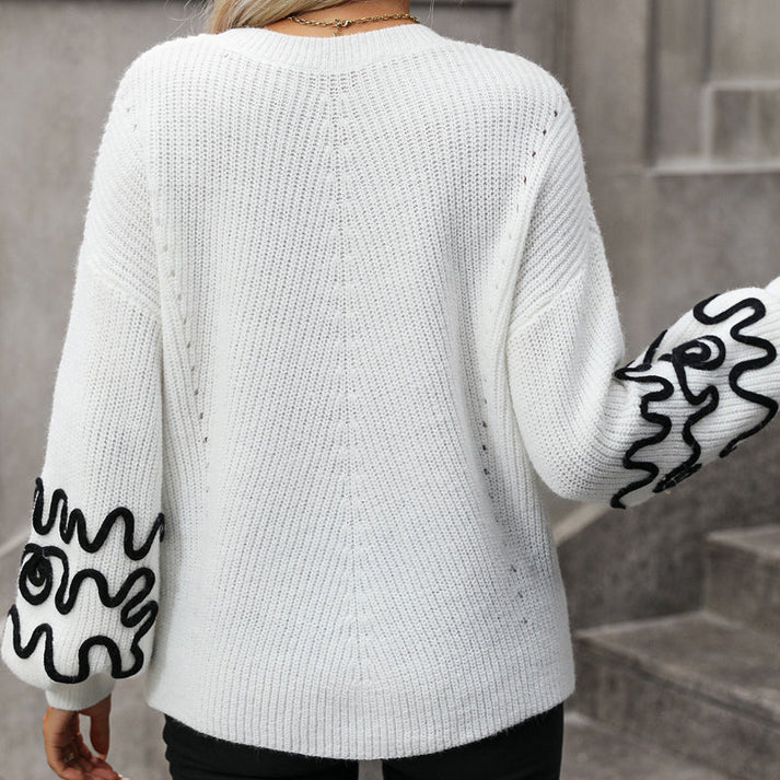 Alessandra® | Casualowy sweter damski z dzianiny