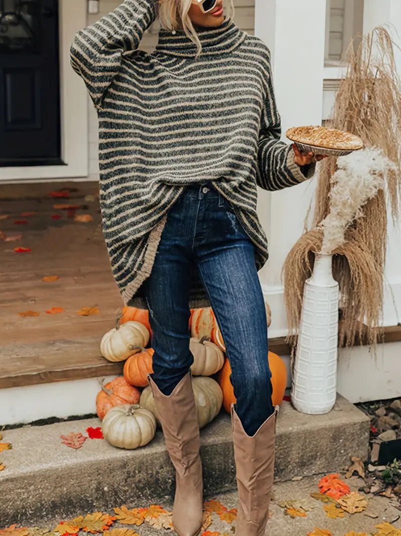 Inés® | Swobodny i zrelaksowany zimowy sweter