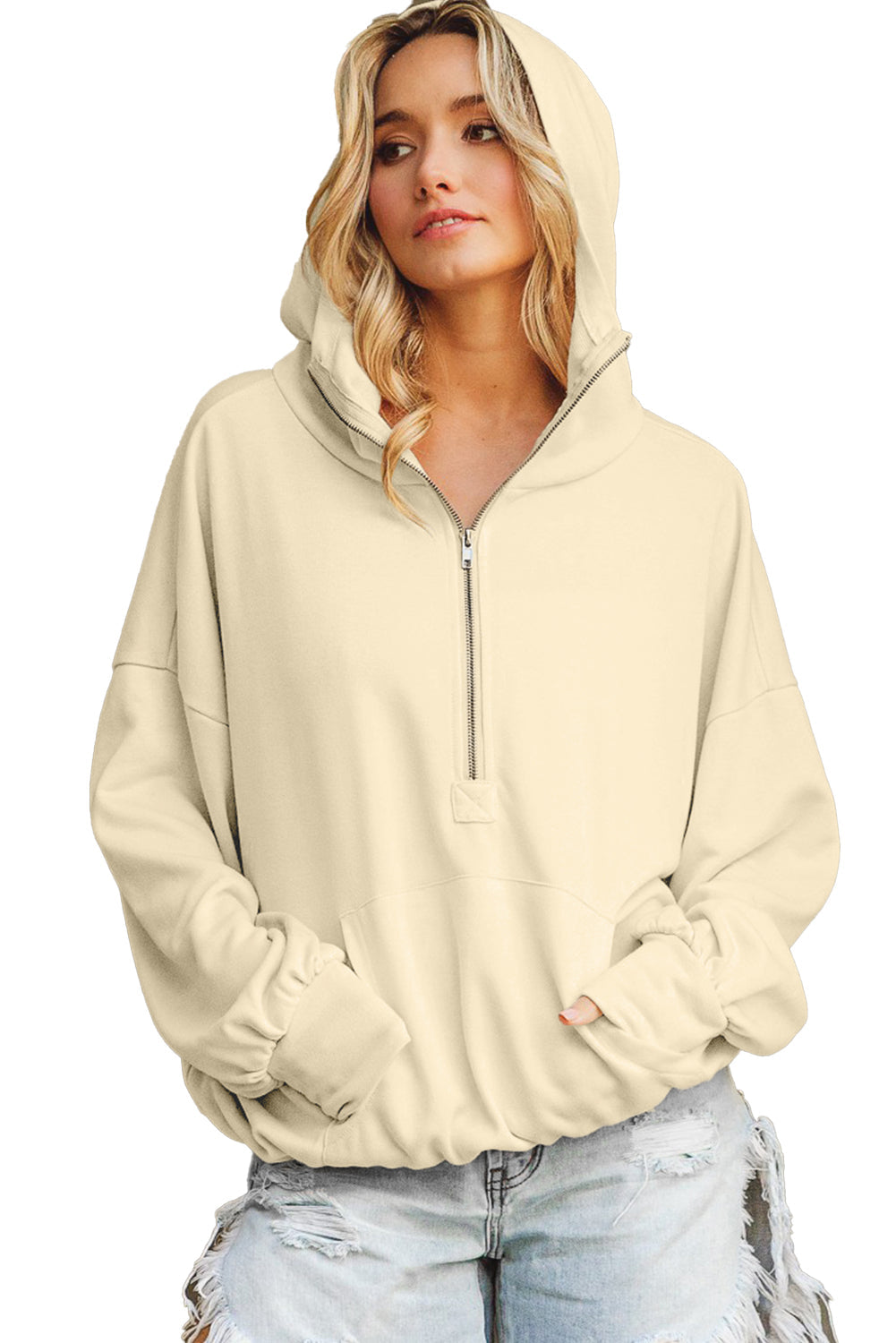 Melisa® | Elegancka i swobodna zimowa bluza z kapturem