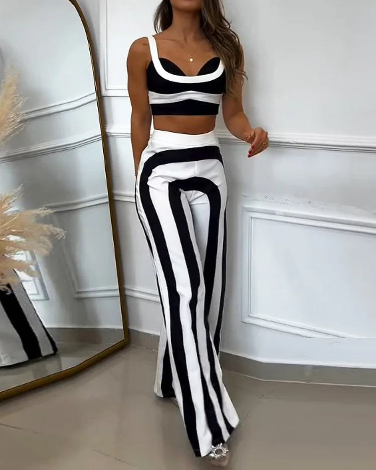 Mirella® | Zestaw top i spodnie