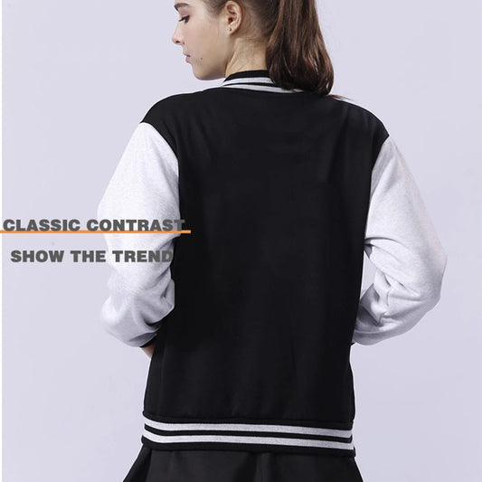 Mila® | Czarno-biały: luźna kurtka oversize