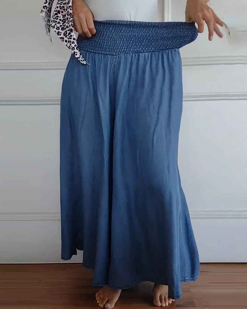 Adelina® | Szerokie spodnie w stylu boho
