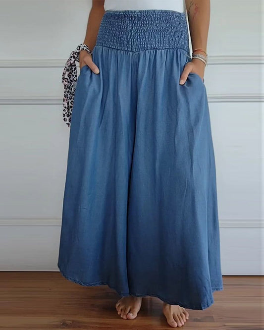 Adelina® | Szerokie spodnie w stylu boho