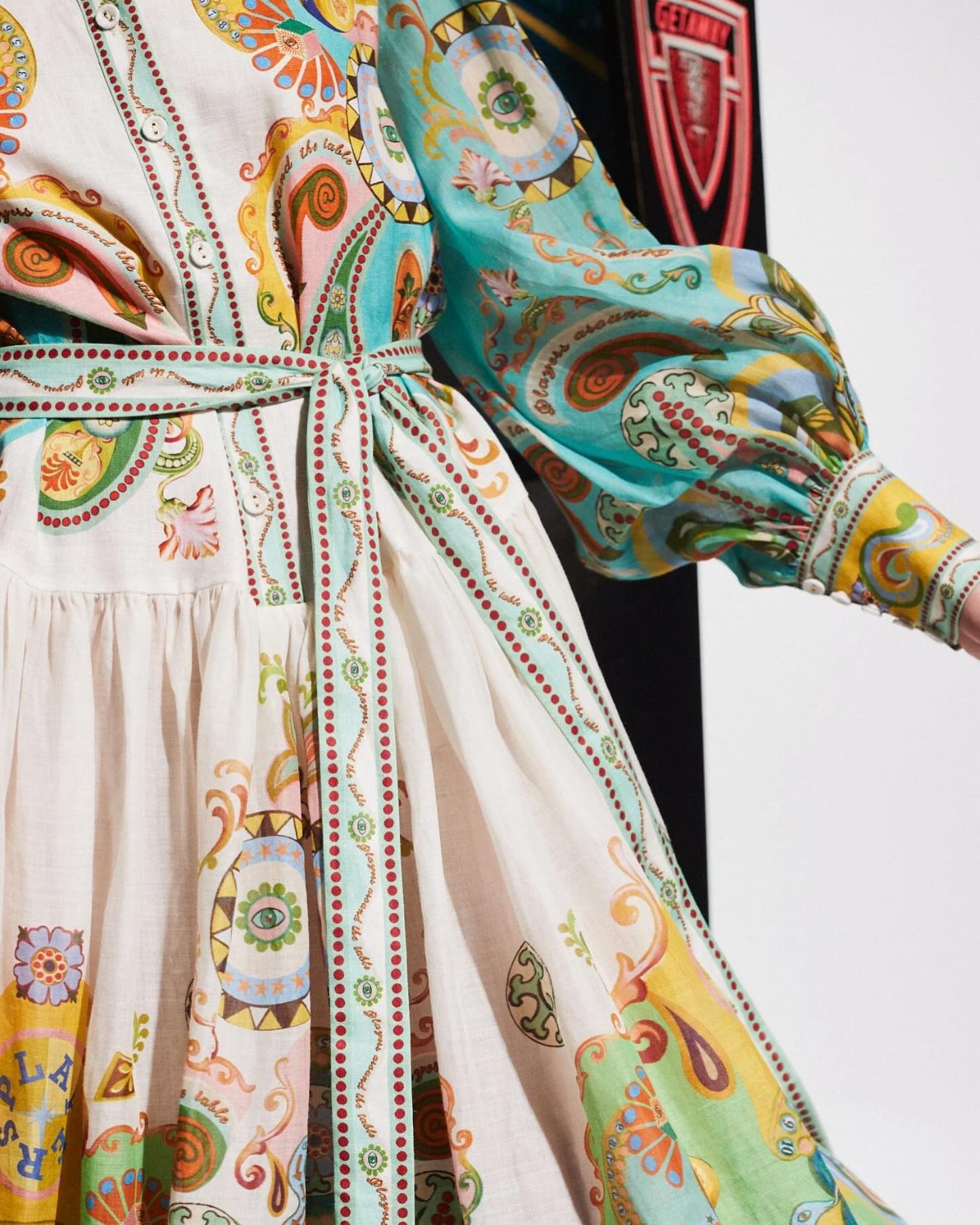 Mireya® | Długa sukienka z nadrukiem