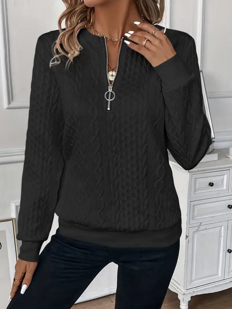 Mireia® | Sweter zapinany na zamek