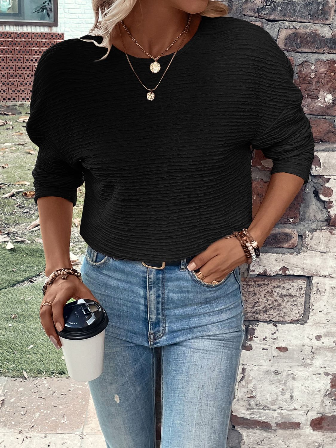 Hortensia® | Swobodny i stylowy zimowy top