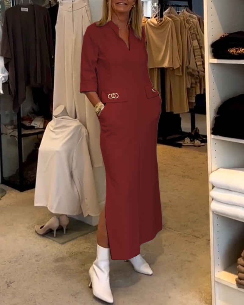 Adriana® | Sukienka z rękawami 3/4