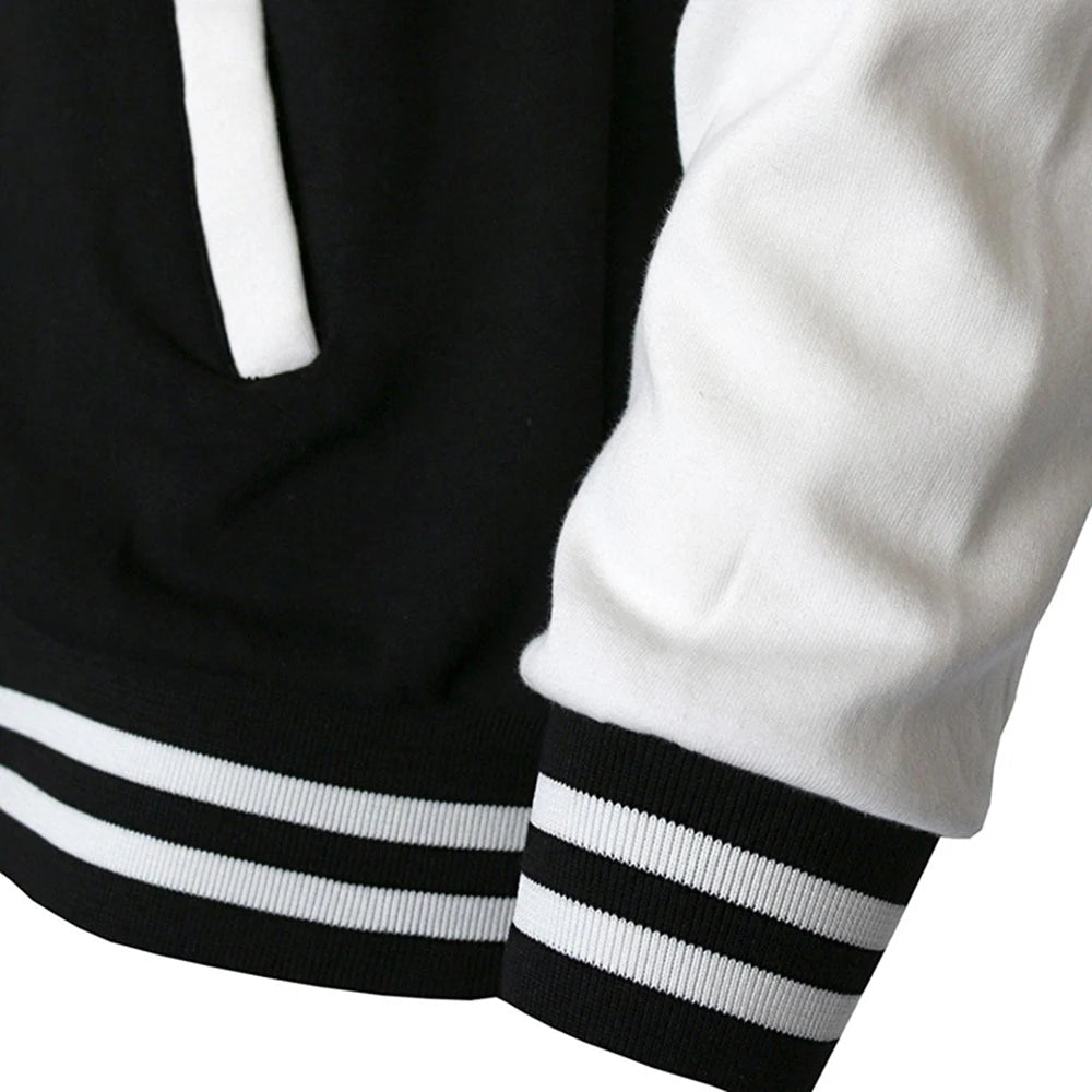 Mila® | Czarno-biały: luźna kurtka oversize
