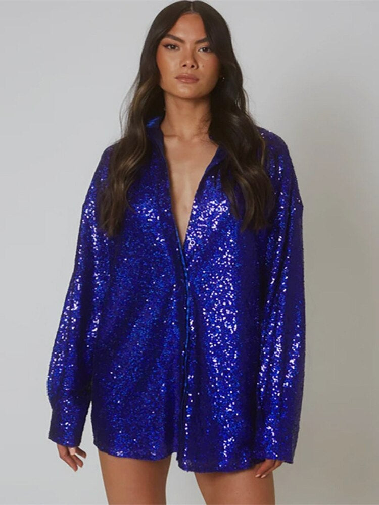Aida® | Bluzka oversize z brokatem