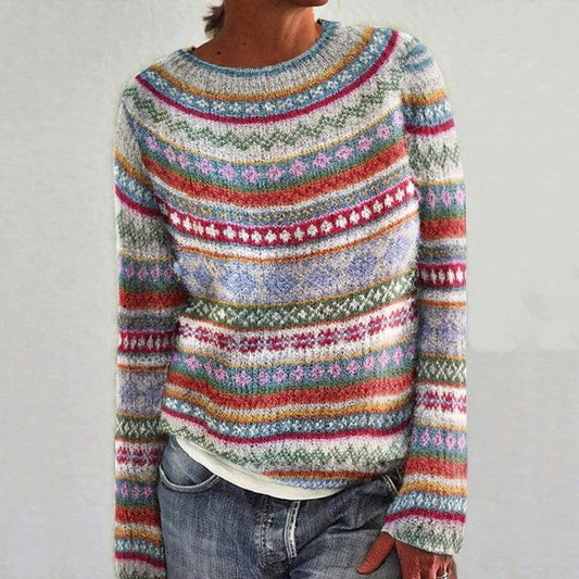 Agatha® | Elegancki sweter z wzorem