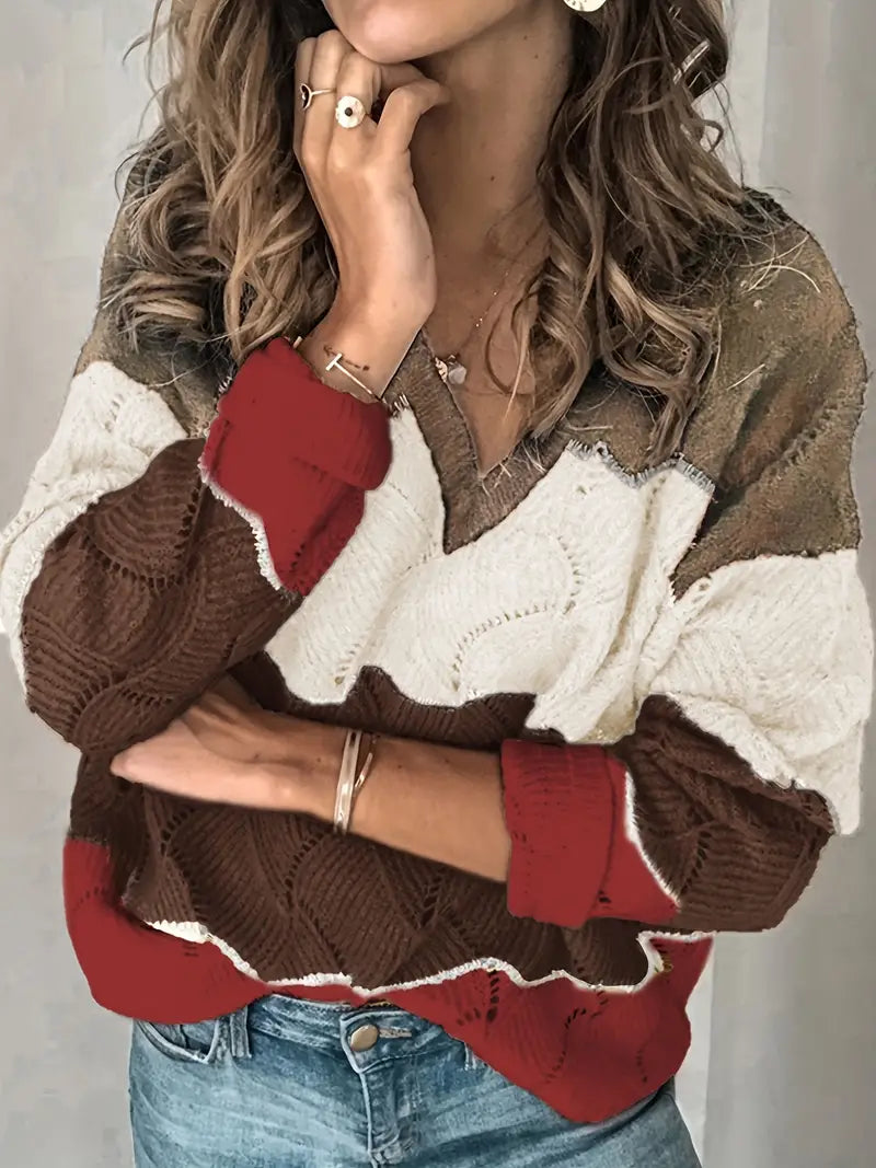 Lina® | Wykonany i elegancki sweter zimowy i elegancki