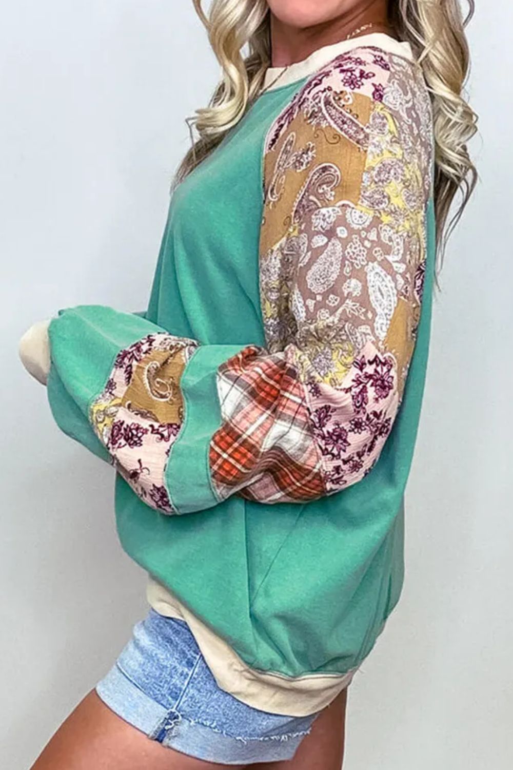 Melina® | Bluza oversize z nadrukiem i reglanowymi rękawami