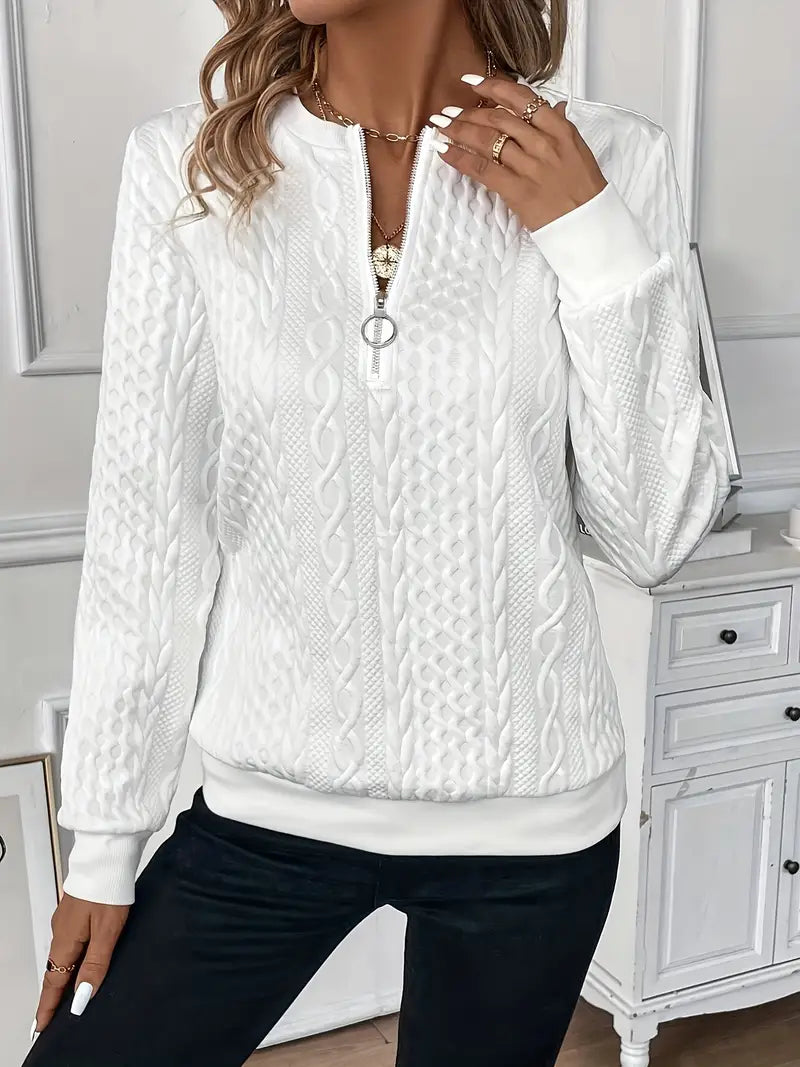Mireia® | Sweter zapinany na zamek