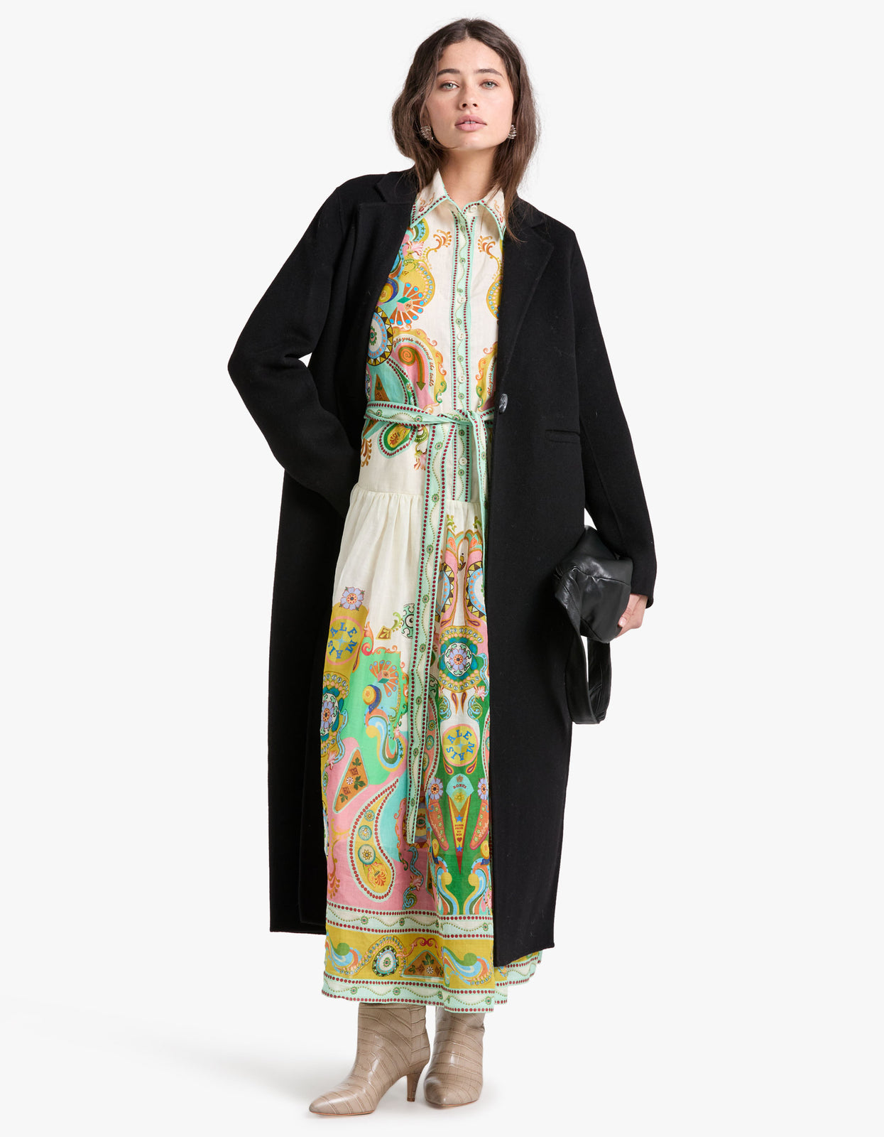 Mireya® | Długa sukienka z nadrukiem