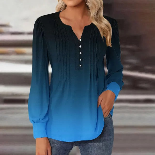 Leila® | Wykonana i elegancka bluzka zimowa i elegancka