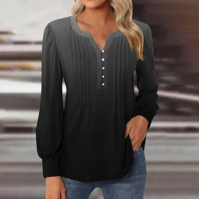 Leila® | Wykonana i elegancka bluzka zimowa i elegancka