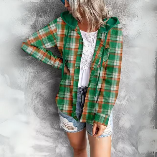 Mila® | Casualowa bluza w kratę