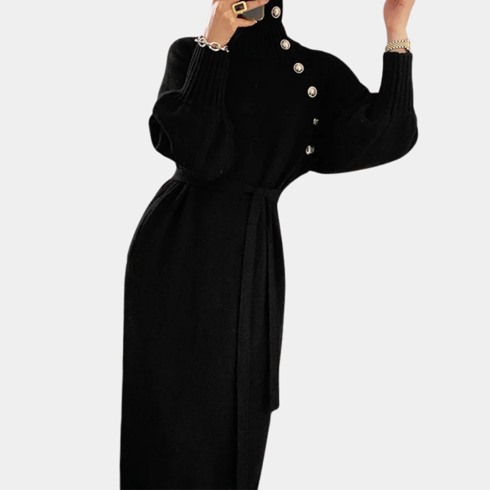 Marina® | Uniwersalna i wygodna sukienka zimowa