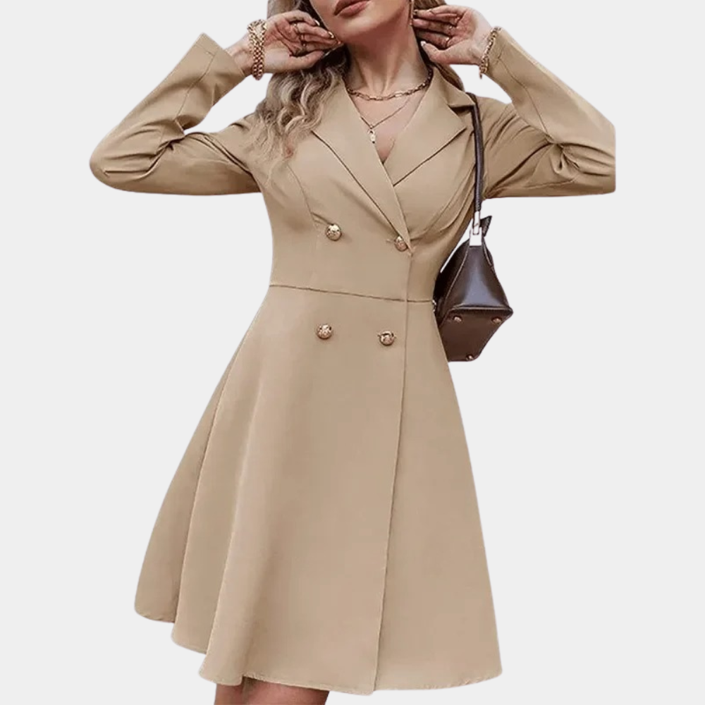 Emma® | Modna i niewymagająca wysiłku sukienka zimowa