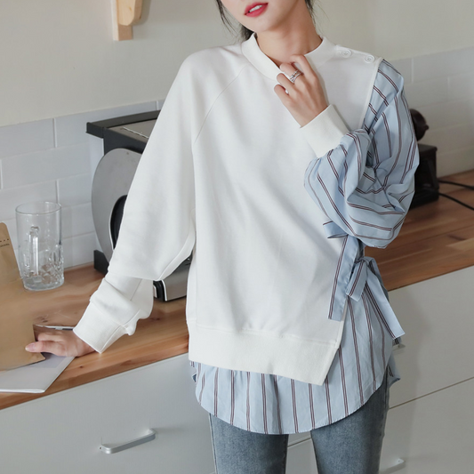 Mila® | Elegancki sweter damski w paski