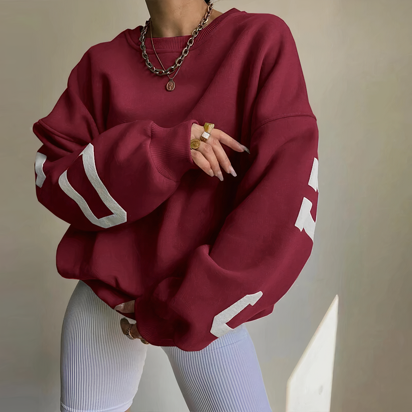 Aafke® | Sweter typograficzny