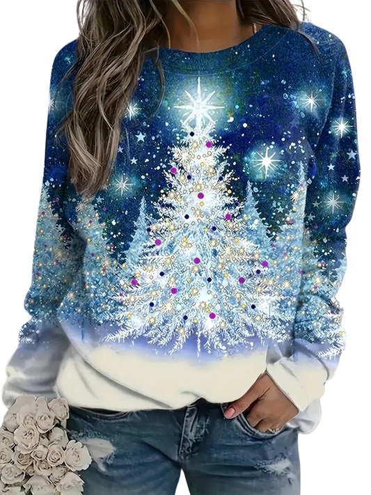 Adriana® | Choinka Zimowy sweter bożonarodzeniowy