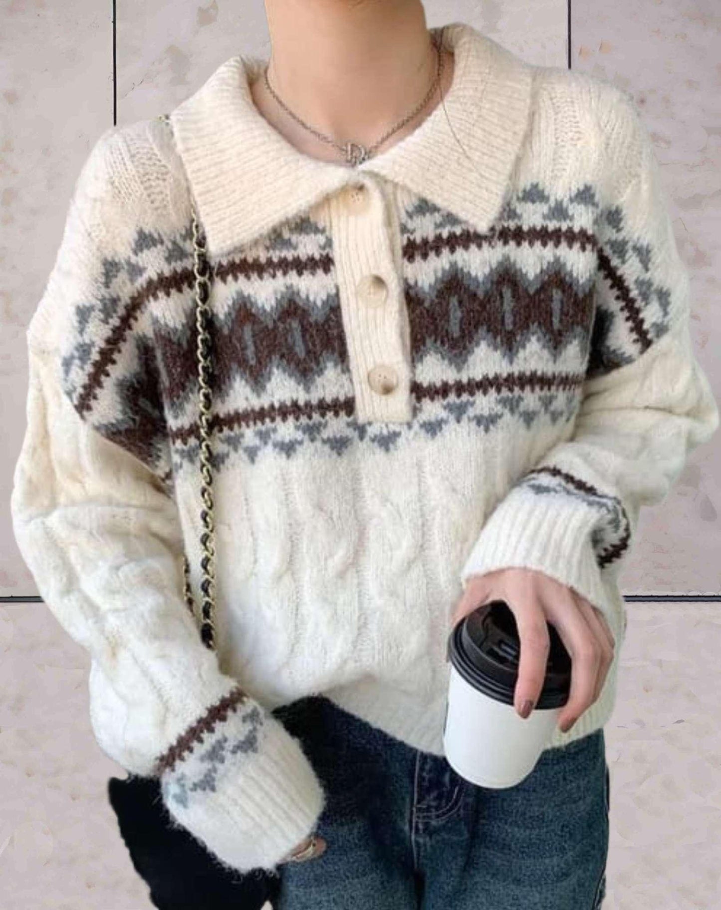 Yoselin® | Elegancki i uniwersalny sweter zimowy