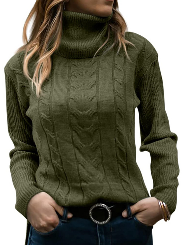 Mia® | Sweter z golfem dla kobiet