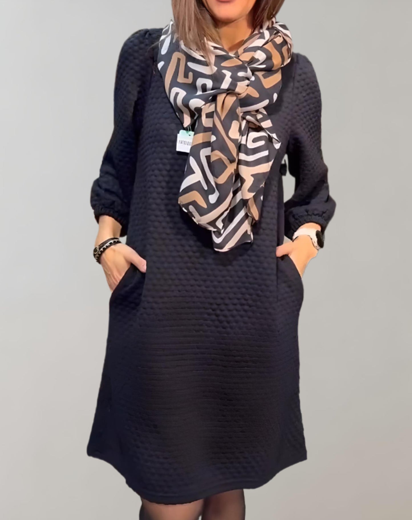 Ivana® | Wygodna i modna sukienka zimowa