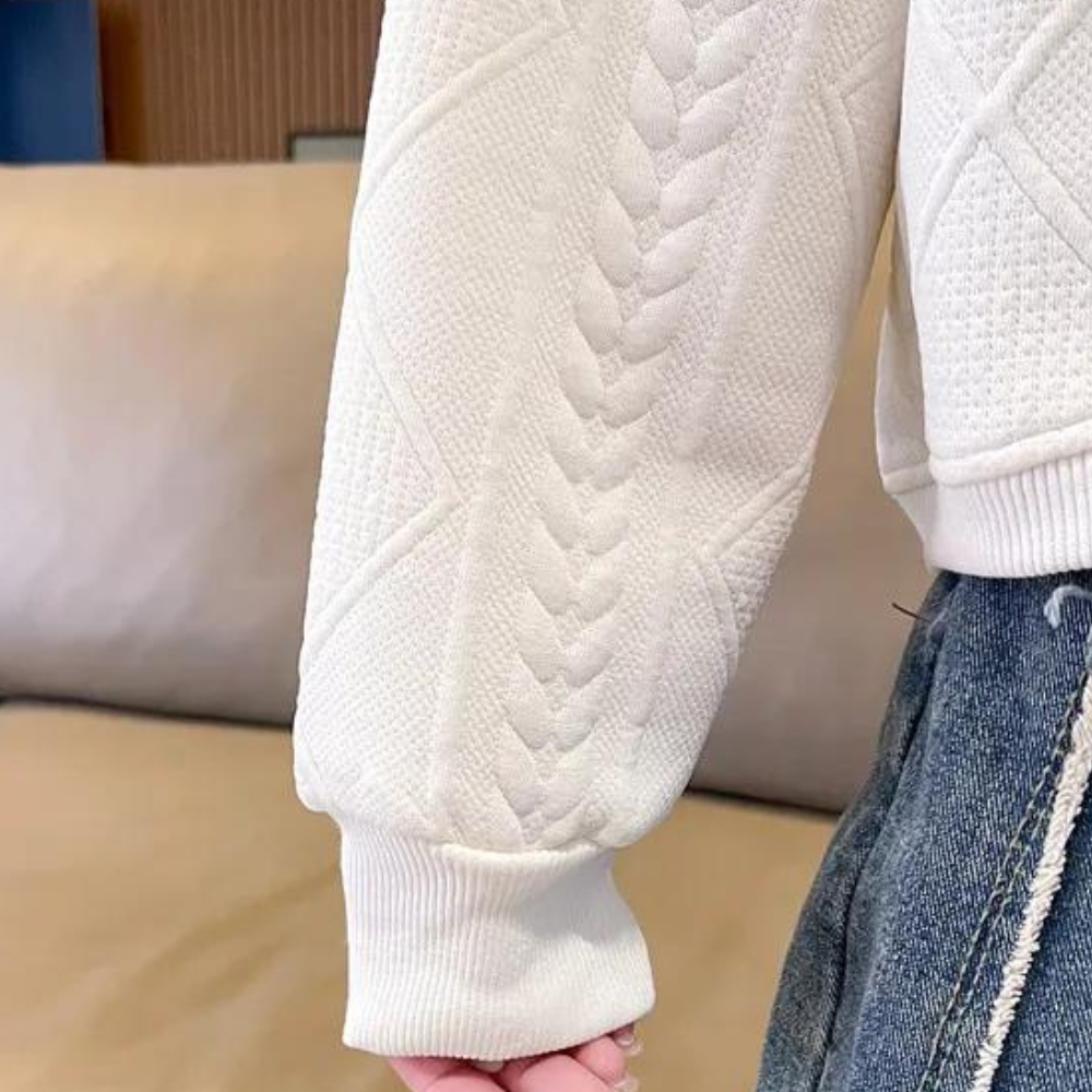 Merced® | Elegancki sweter damski o kwiatowym wzorze