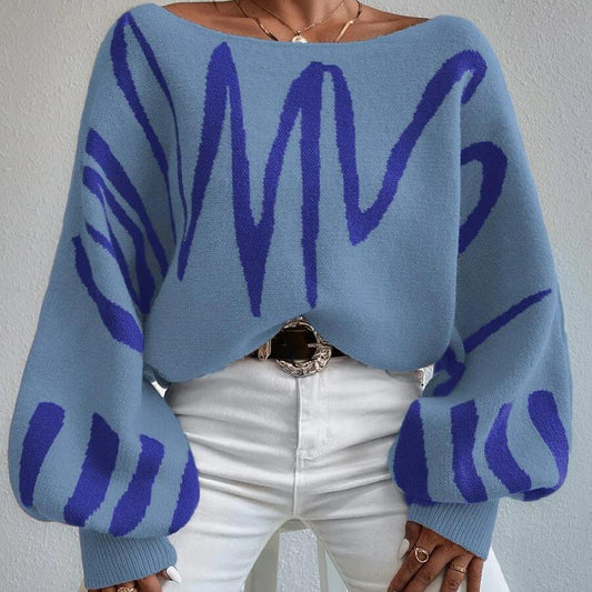 Milagros® | Sweter oversize z grafiką