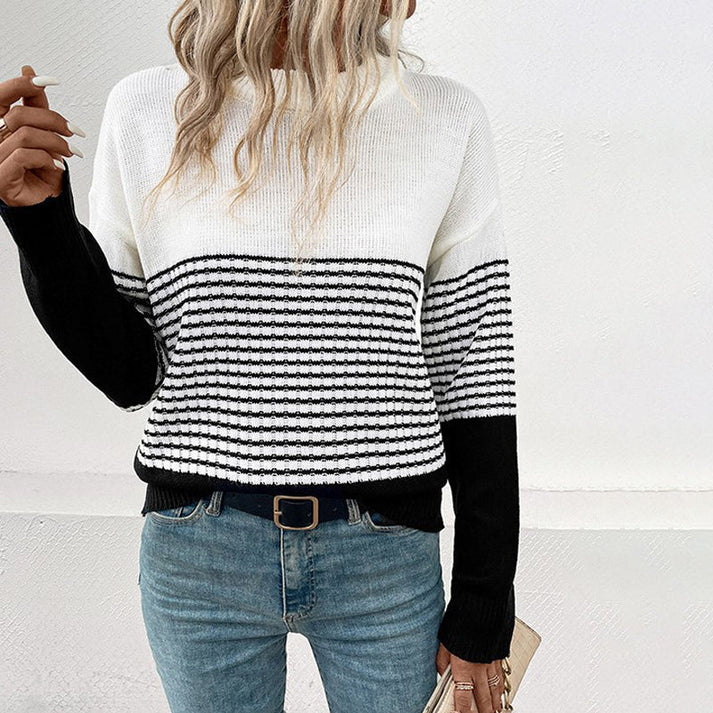 Alba® | Casualowy sweter damski w paski