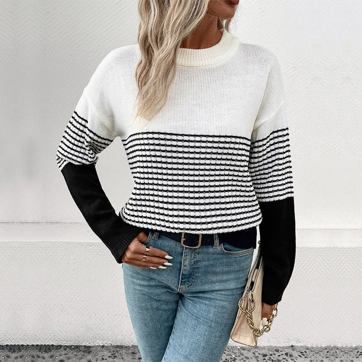 Alba® | Casualowy sweter damski w paski