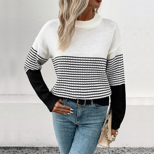 Alba® | Casualowy sweter damski w paski