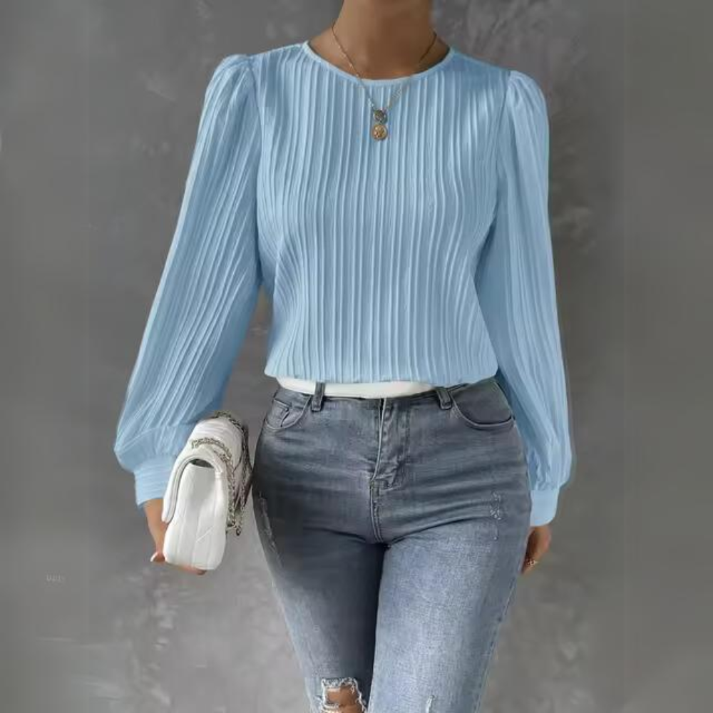 Abigail® | Casualowa bluzka z długim rękawem
