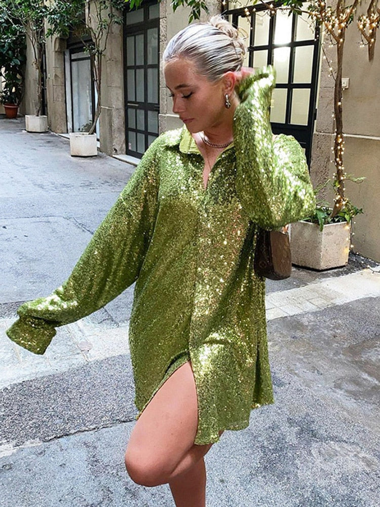 Aida® | Bluzka oversize z brokatem