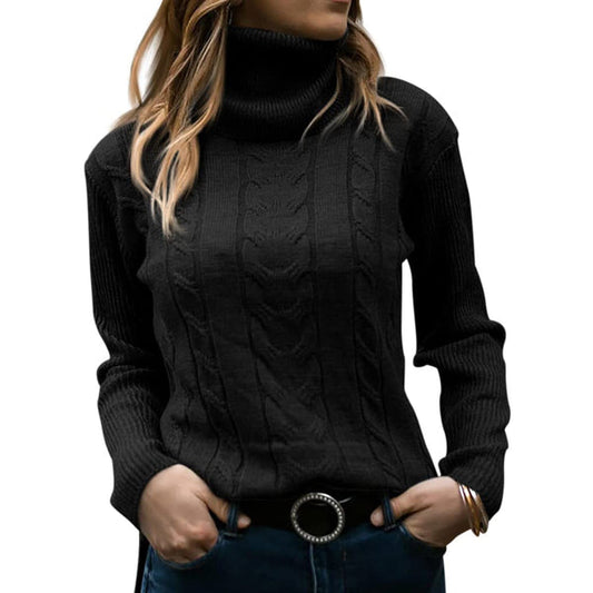 Mia® | Sweter z golfem dla kobiet