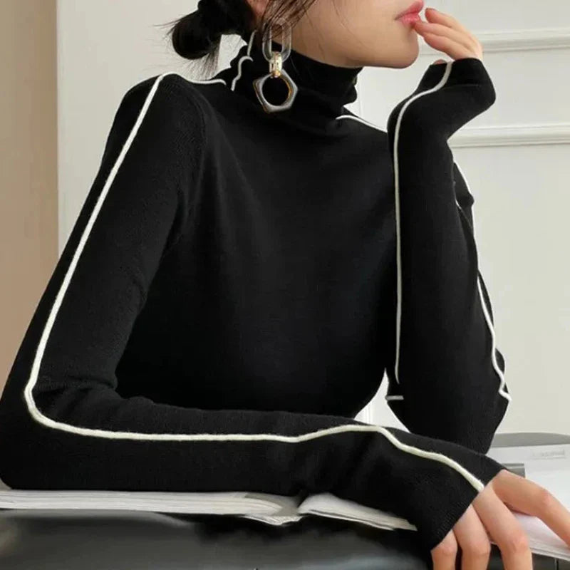 Alba® | Sweter z golfem wykonany z miękkiej tkaniny