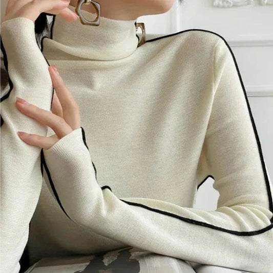 Alba® | Sweter z golfem wykonany z miękkiej tkaniny