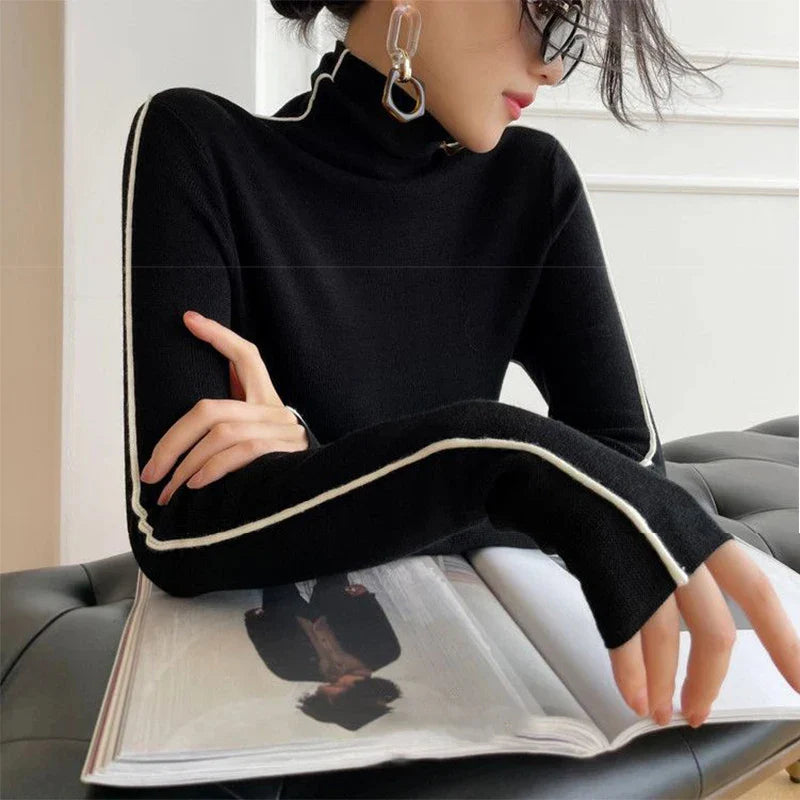 Alba® | Sweter z golfem wykonany z miękkiej tkaniny
